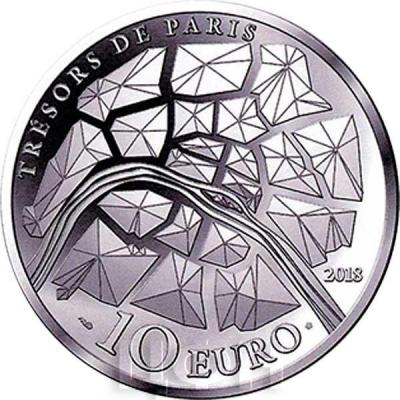 Франция 10 евро 2018 год Мост Александр III (аверс).jpg