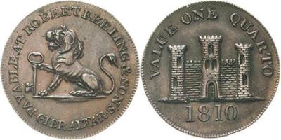 Gibraltar George III. 1760-1820.  Quart 1810.jpg