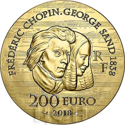 Франция 200 евро 2018 «Жорж Санд» (реверс).jpg