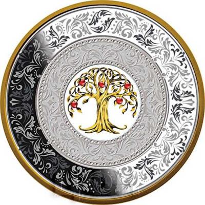 Ниуэ 25 долларов 2018 «Дерево Удачи» (реверс).jpg
