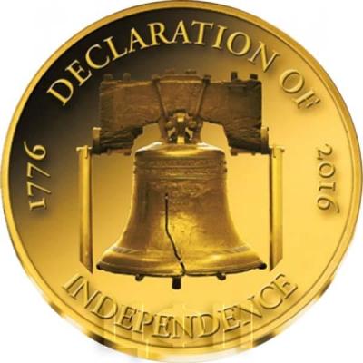 Конго 100 франков КФА 2016 год «Декларация независимости США» (реверс).jpg