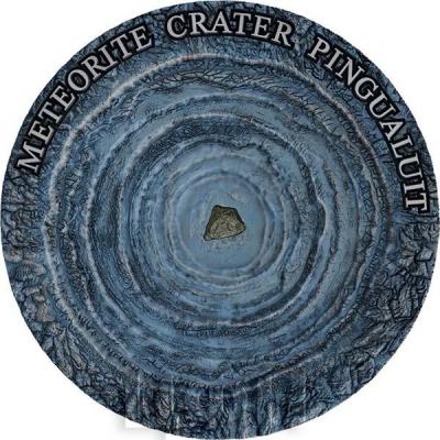 Ниуэ 1 доллар 2018 год «METEORITE CRATER PINGUALUIT» (реверс).jpg