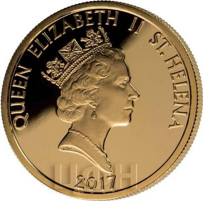 Острова Святой Елены 1 фунт 2017 год «1 мухр британской Индии» (аверс).jpg