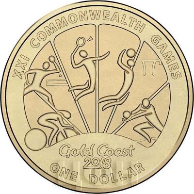 Австралия 1 доллар 2018 «XXI COMMONWEALTH GAMES» (реверс).jpg