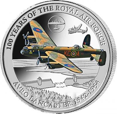 Соломоновы Острова 5 долларов  2018 «AVRO LANCASTER 1942 - 1954» (реверс).jpg