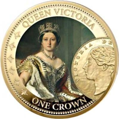 Тристан-да-Кунья 1 крона 2017 год «Королева Виктория» (реверс).jpg