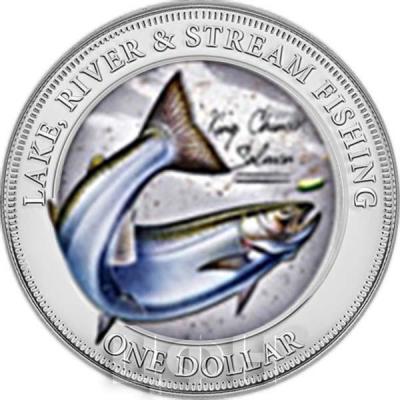 Тувалу 1 доллар 2018 год «Чавыча (King Chinook Salmon)» (реверс).jpg