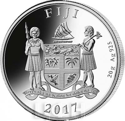 Фиджи 1 доллар 2017 год (аверс).jpg