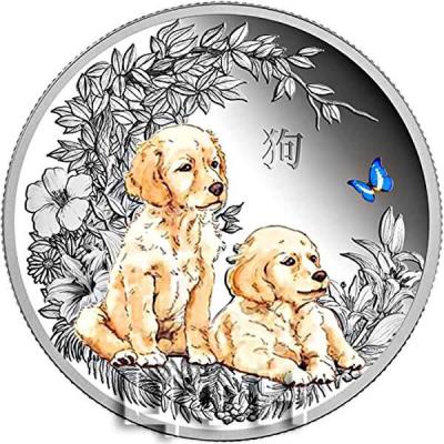 Чад 1000 франков 2018 год «Год собаки» (реверс).jpg