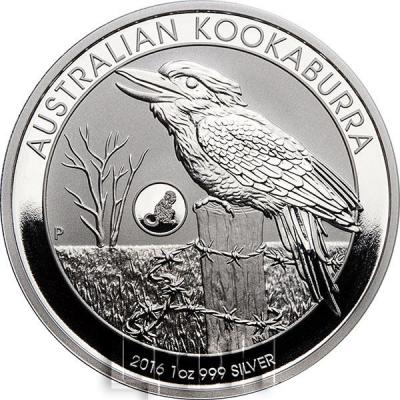 Австралия 1 доллар 2018 «Австралийский кукабарра» (аверс).jpg
