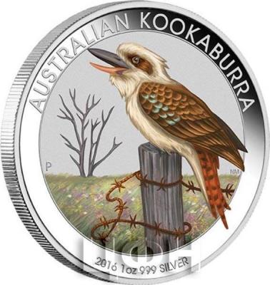 Австралия 1 доллар 2016 «Австралийский кукабарра» (аверс).jpg