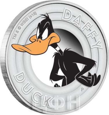 Тувалу 50 центов 2018 год «DAFFY DUCK» (реверс).jpg
