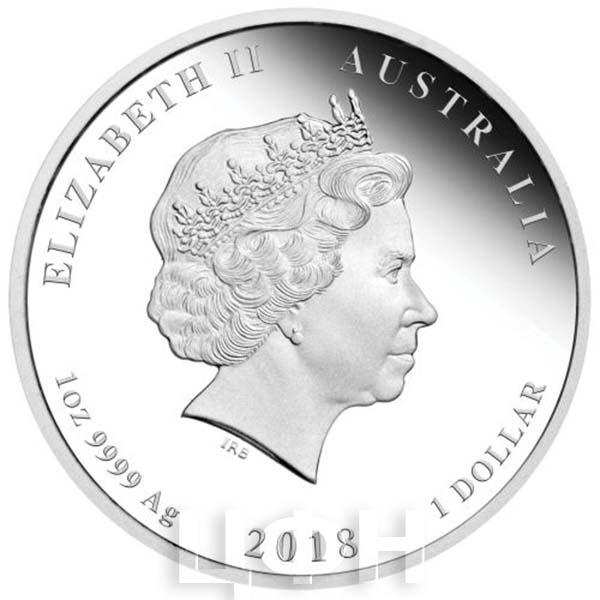 Австралия 1 доллар 2018 год (аверс).jpg