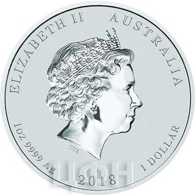 Австралия 1 доллар 2018 год (аверс).jpg