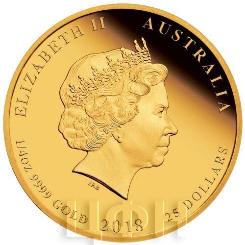 Австралия 25 долларов 2018 год (аверс).jpg