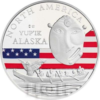 Конго 20 франков КФА 2015 год NORTH AMERICA YUP`IK «Ритуальная маска Аляски» (реверс).jpg