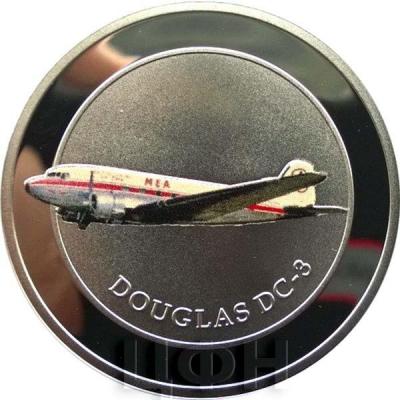 Ливан 5 ливанских фунтов 2015 год «Douglas DC-3» (реверс).jpg