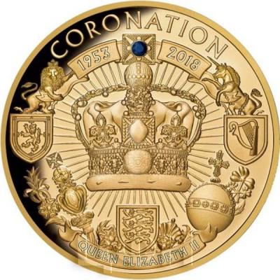 Ниуэ 100 долларов 2018 «Коронация» (реверс).jpg
