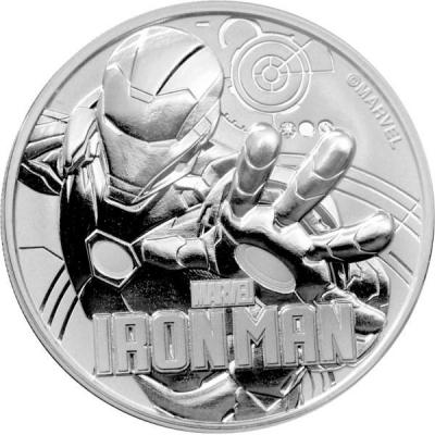 Тувалу 1 доллар 2018 «MARVEL  IRON MAN» (реверс).jpg