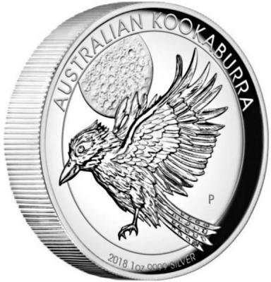 Австралия 1 доллар 2018 «Кукабарра» (реверс).jpg