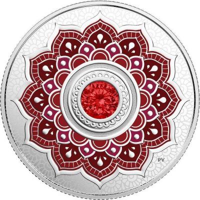 Канада 5 долларов 2018 «Камень июля» (реверс).jpg