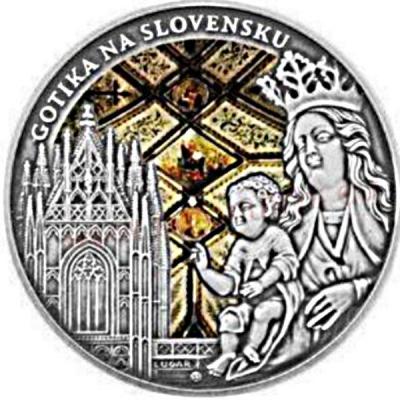 Ниуэ 2 доллара 2017 года «Архитектура в словацкой истории - Готика» (реверс).jpg