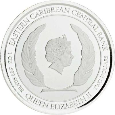 Сент-Китс и Невис 2 восточно-карибских доллара 2018 (аверс).jpg
