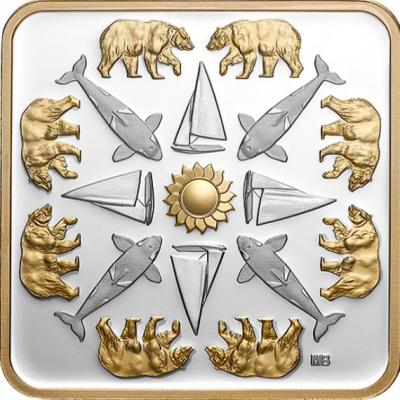 Канада 3 доллара 2018 «Тихоокеанское побережье» (реверс).jpg
