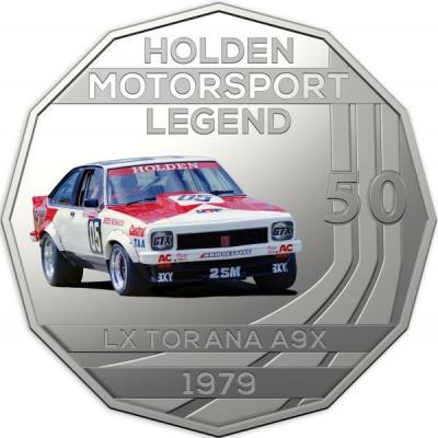 Австралия 50 центов 2018  «1979 LX Torana A9X серия Автомобили» (реверс).jpg