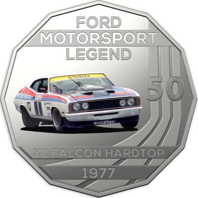 Австралия 50 центов 2018  «1977 XC Falcon Hardtop серия Автомобили» (реверс).jpg
