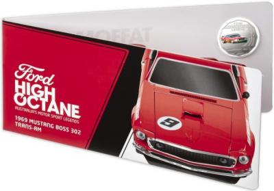 Австралия 50 центов 2018  «1969 Mustang Boss 302 Trans-Am серия Автомобили» (реверс).jpg