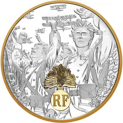 Канада 20 долларов 2018 год «Союзники первой мировой войны​​​​​​​» (реверс).jpg