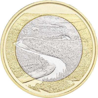 Финляндия 5 евро 2018 год «Оуланка» (реверс).jpg