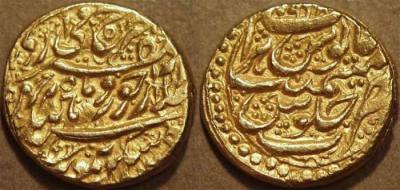 AFGHANISTAN, DURRANI, Taimur Shah (1772-93) Gold mohur, Herat, AH 1198.jpg