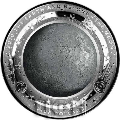 Австралия 5 долларов 2018 год «Первая высадка на луну» (реверс).jpg