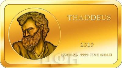 Конго 100 франков 2019 «THADDEUS» (реверс).jpg