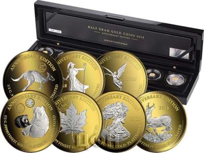 Габон 7 x 1.000 Francs 2018 год (набор).jpg