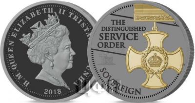 Тристан-да-Кунья  2018 год «THE DISTINGUISHED SERVICE ORDER» (реверс).jpg