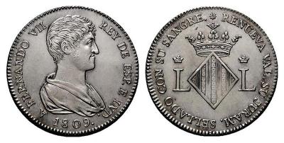 FERNANDO VII  Valencia. 2 reales. 1809. Proclamación..jpg