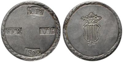 SPAIN. Tarragona. 5 Pesetas, 1809. 26,79 g.jpg