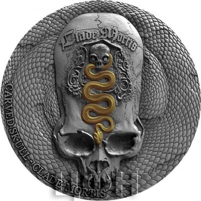 Камерун 1000 франков 2018 год «CARVED SKULL - GLADE MORTIS» (реверс).jpg