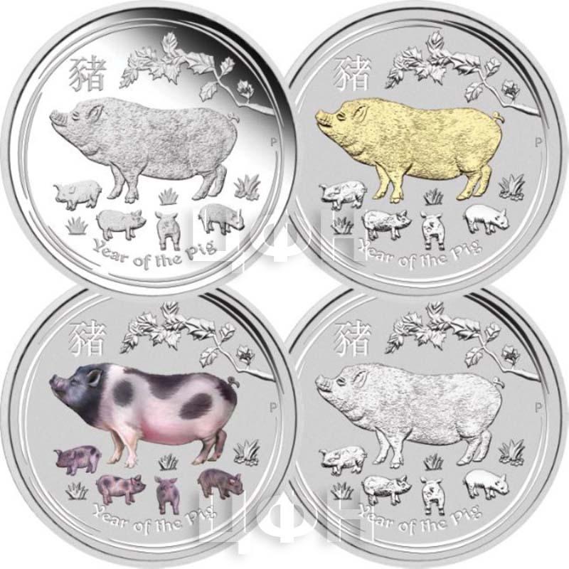 Монета год свиньи серебро 1кг. Монета год свиньи серебро эмаль 2019. Серебряная монета год свиньи Камбоджа. Герб на котором изображена свинья. Свинья монеты