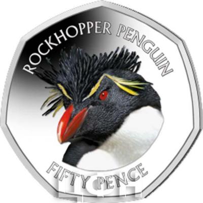 Фолклендские острова 50 центов 2018 «ROCKHOPPER PENGUIN» (реверс).jpg