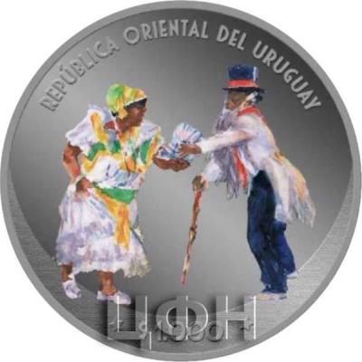 Уругвай 1000 песо 2017 год «CANDOMBE PATRIMONIO CULTURAL INMATERIAL DE LA HUMANIDAD» (аверс).jpg