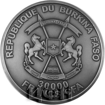 Буркина-Фасо серебряная монета 30000 франков кфа (аверс).jpg