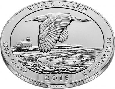 США квотер 2018 год «BLOCK ISLAND» (реверс).JPG