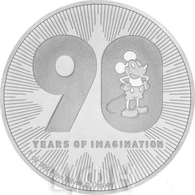 Ниуэ 2 доллара 2018 «90-летие мультфильма Диснея про Микки Мауса» (реверс).jpg