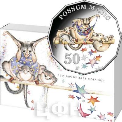 Австралия 50 центов 2019 «Possum Magic» (реверс).jpg