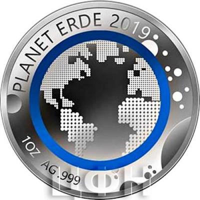 Тоголезская Республика 1000 франков «PLANET ERDE 2019» (реверс).jpg