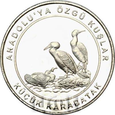 10 Турция 1 куруш  2018 год «KÜÇÜK KARABATAK» (реверс).jpg